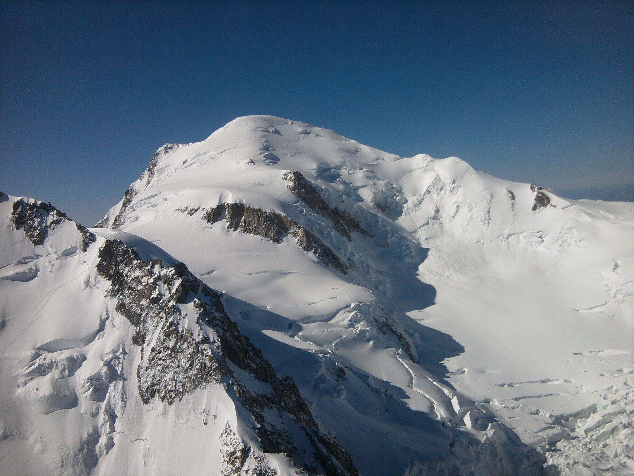 Le sommet du Mont Blanc